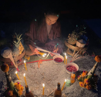Blessing buddha Namanprai Spirit Perempuan Ajhan Vee