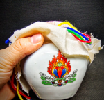BlessingBuddha.Com Vase Buddha Jambala Auspicious Vase Dzongsar Monastery Tibet 